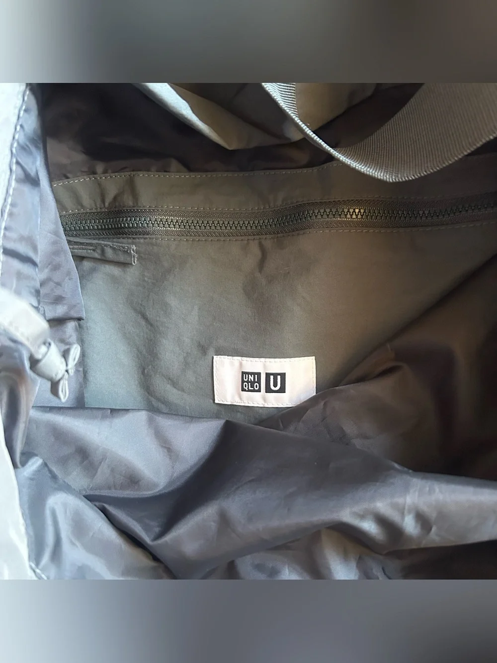 Uniqlo Large Drawstring Shoulder Bag